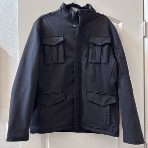 Egara Slim Fit Field Jacket Coat. Military cargo. Thick! Pockets! Heavyweight.